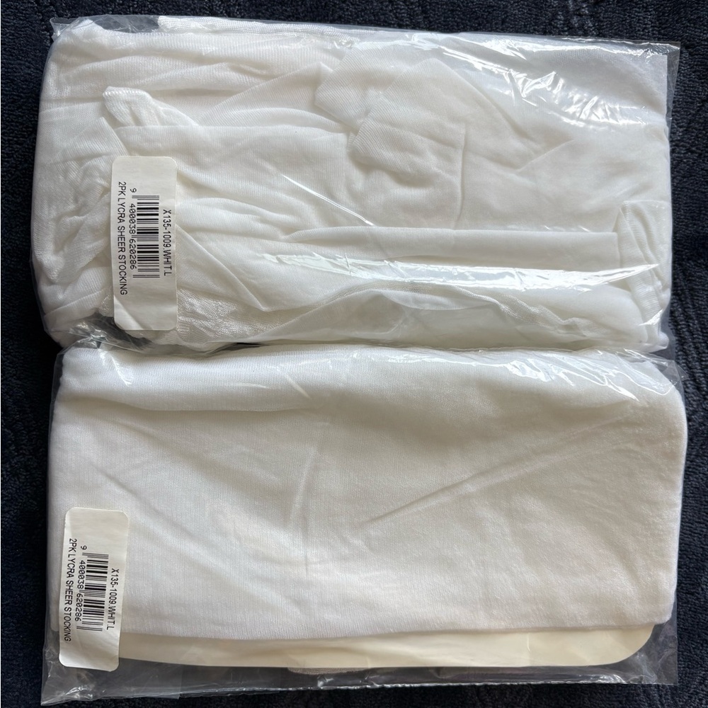 Fredrick’s of Hollywood White Stockings